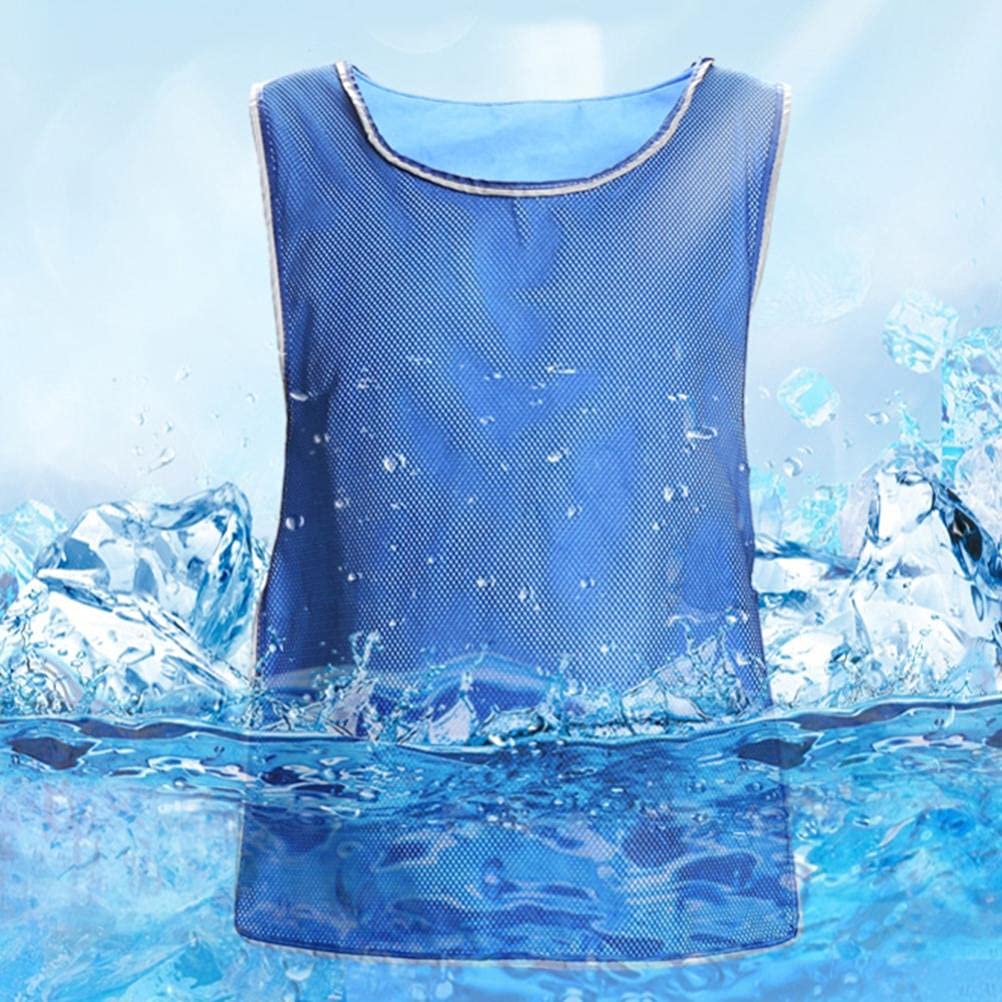 Chaleco de enfriamiento para hombres y mujeres, camisa de seguridad reflectante VES cool para deportes al aire libre, trabajo, verano, clima cálido, alta temperatura, ropa de prevención de golpes de