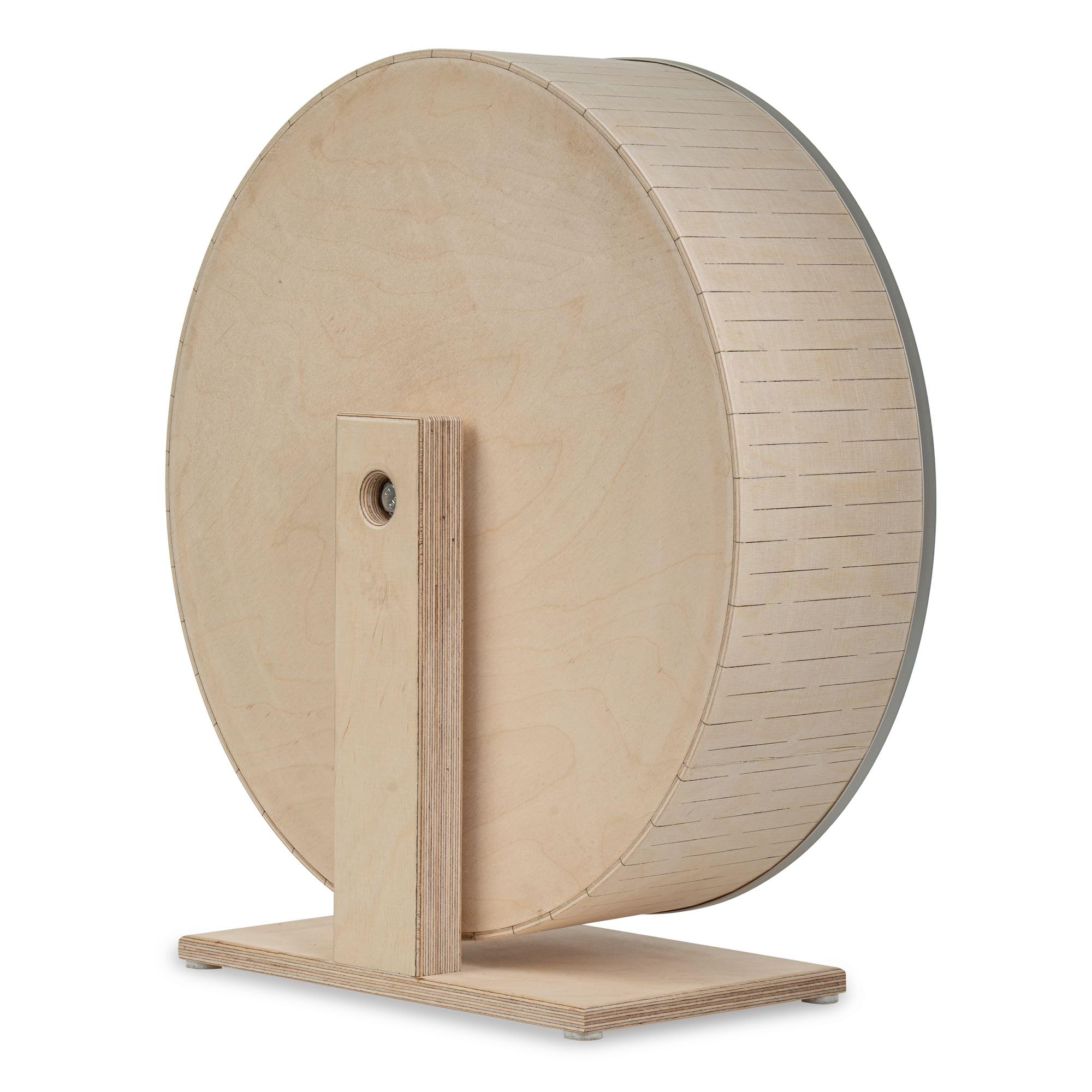 Rueda de chinchilla silenciosa, 41 cm, soporte estable, borde antimordeduras, fabricado en Letonia