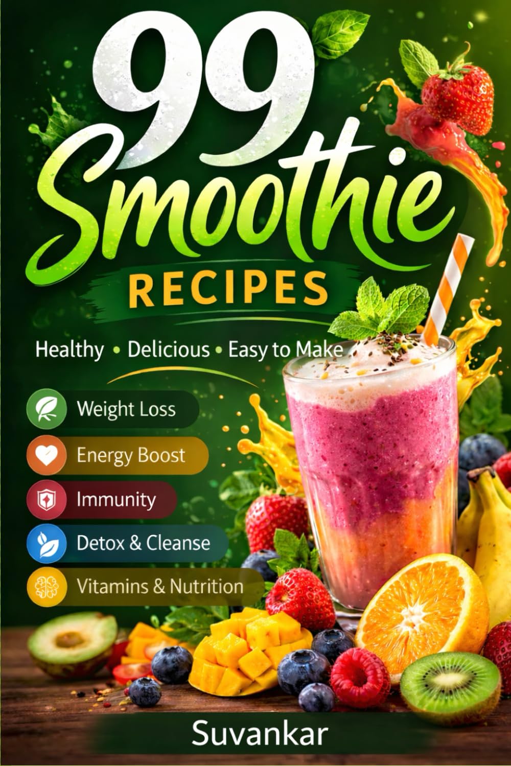 99 Smoothie Recipes: The Ultimate Blender Bible for Every Taste, Goal & Season: Healthy, Delicious & Easy Smoothies for Energy, Weight Loss, Detox and Everyday Nutrition