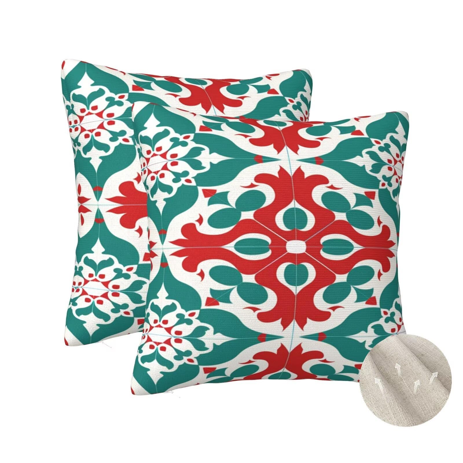Housses de coussin de l'Inde 60x60 cm taie oreiller carré africain pour maison