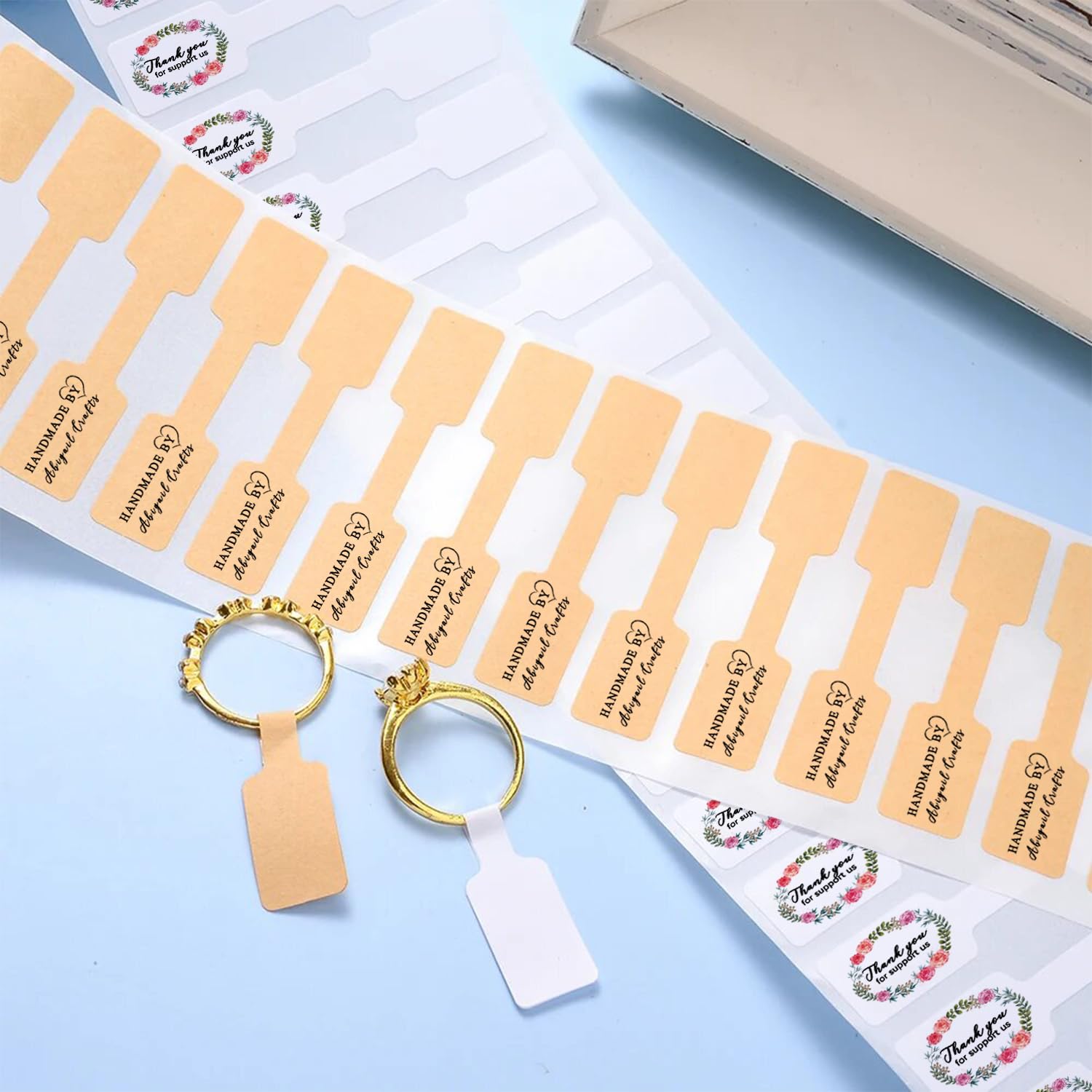 Jewellery Storage In Jewelry Boxes Flower Shaped Jewellery Price Stickers 16 X 54mm Labels TAG Heuer Mechanical Automatic Wristwatches - Foto 8