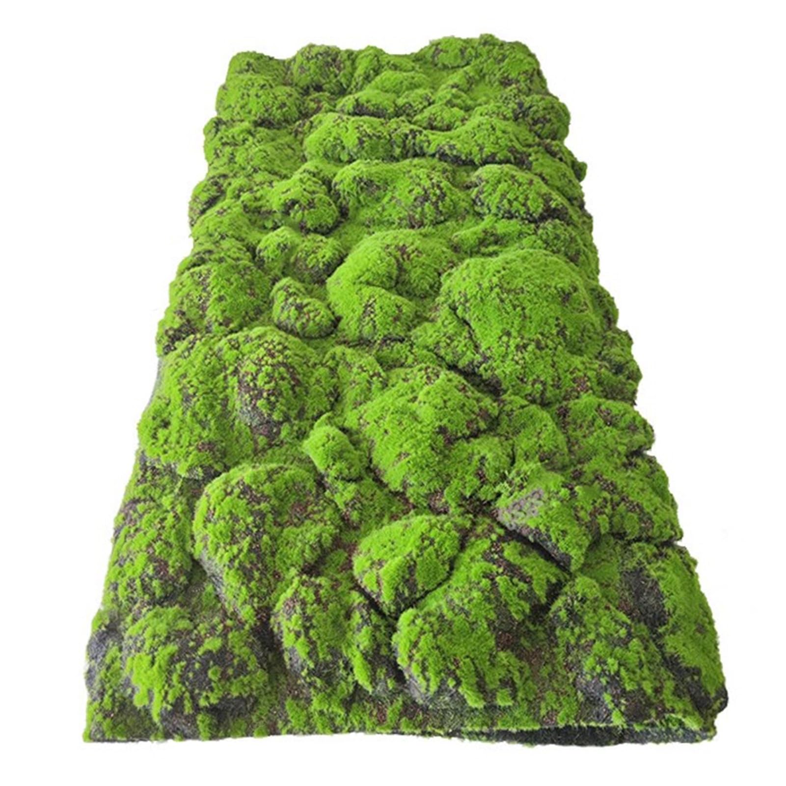 DECAKE Artificial Moss Rug, Simulation Fake Grass Mat for DIY Crafts, Realistic Woodland Decor Turf, Faux Centerpiece (Color : G, Size 100 x cm (39 3/8 39 in))