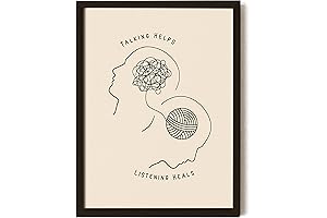 EXCOOL CLUB Therapy Office Decor: Psychology Posters for Mental Health Awareness