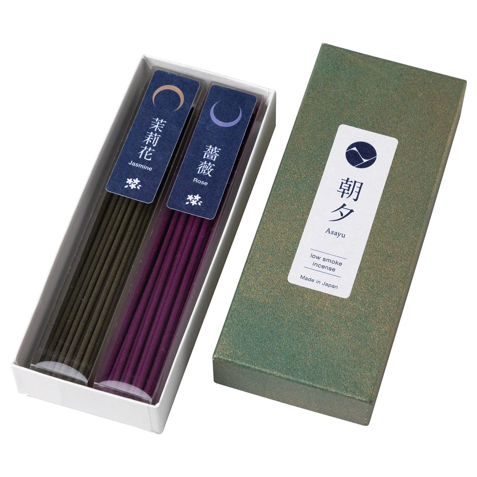 Buy Asayu Japanese Low Smoke Incense Sticks Floral Scent Set (Jasmine