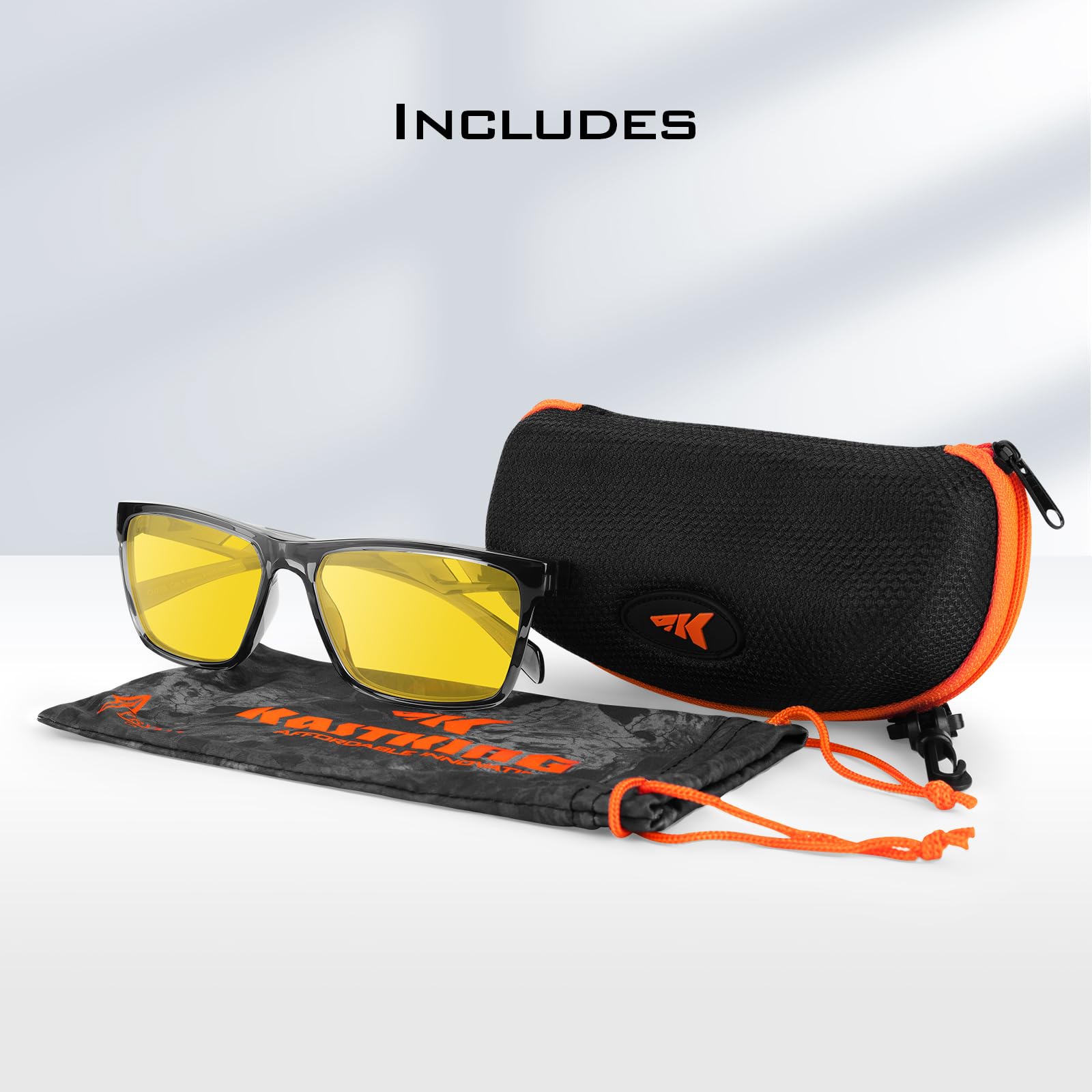 KastKing IllumiLens - Lentes de visión nocturna, polarizados, para conducción nocturna, para hombres y mujeres, reducen el deslumbramiento y mejoran la visión