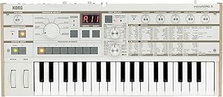 Korg - MICROKorgS - 37 Key Analogue Modelling Synthesizer with Vocoder - White