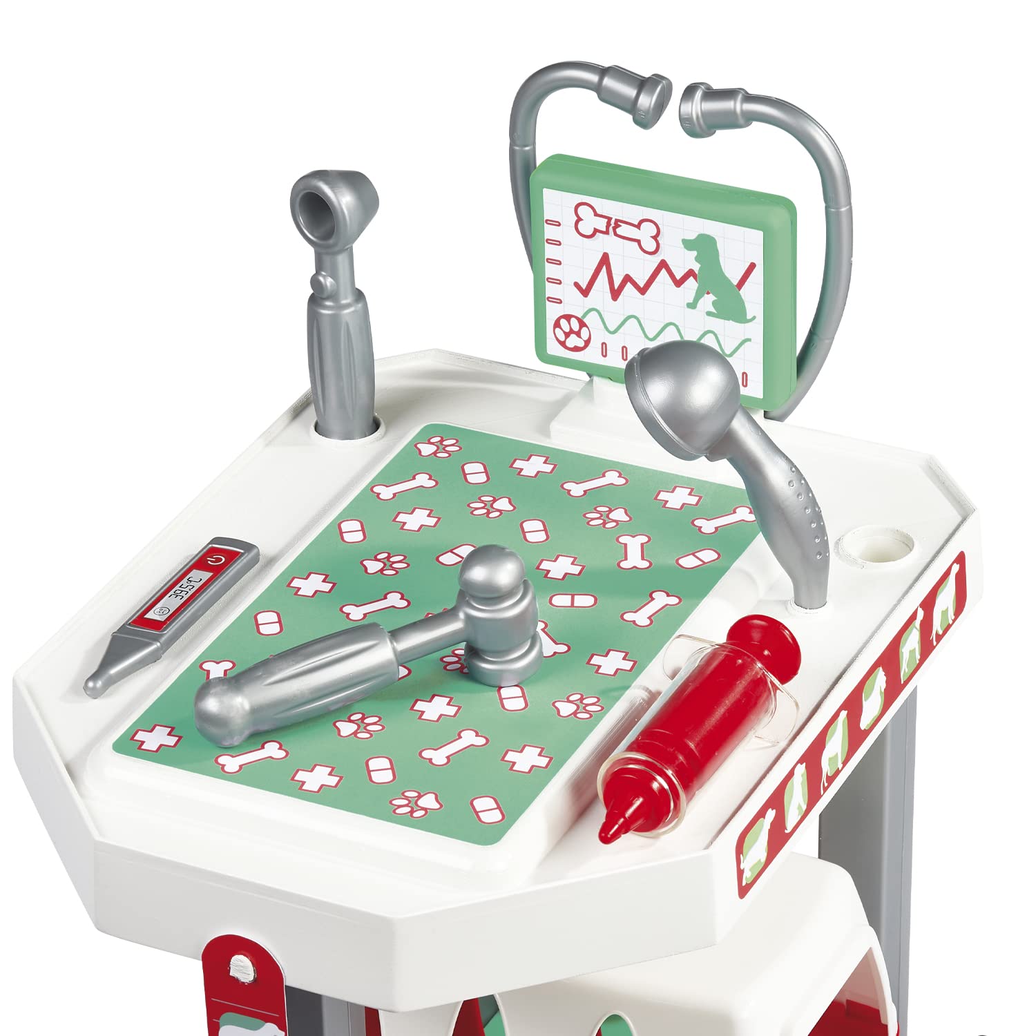 Ecoiffier Toys - 1919 - Klinika Weterynaryjna dla psów, zestaw imitacji - od 18 miesięcy, wyprodukowano we Francji