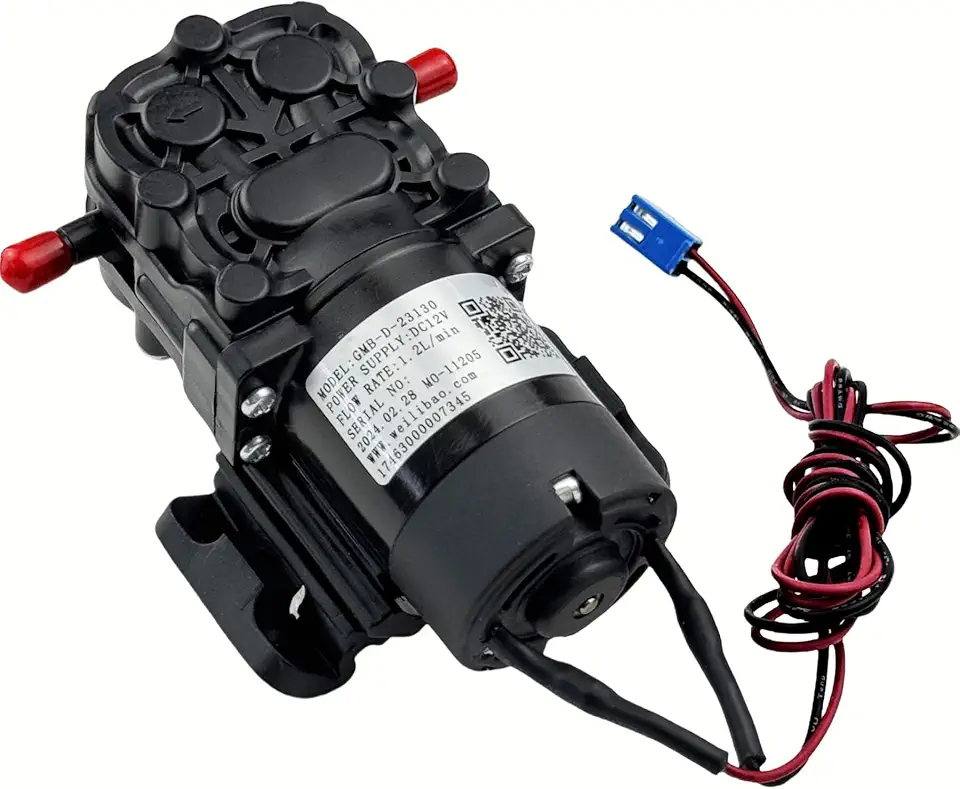 Bomba de Água GMB-D-23130, 1,2L/min, Preta, Compatível com Midea, Avalon, Primo, Brio, Substitui DP005A2