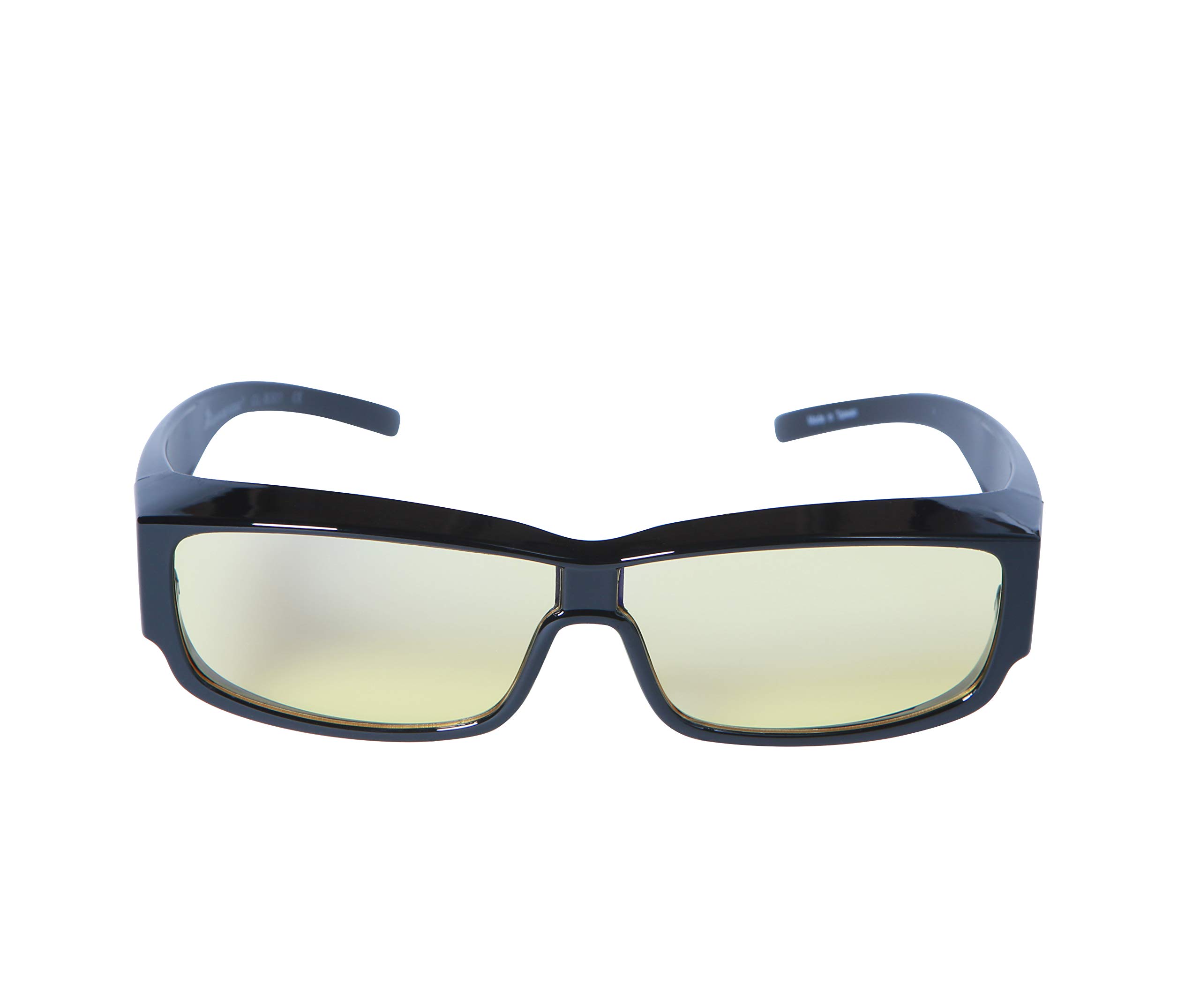 HornetTek YEL301 Computer & Gaming Glasses with Blue Light Protection & UV Filter Eyewear Light Weight Frame Crystal Lens