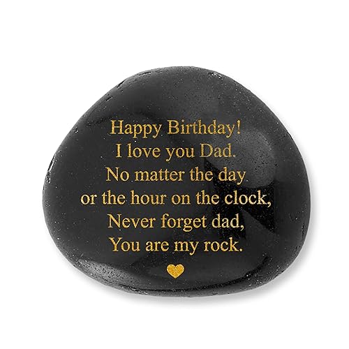 VELENTI Dad Birthday Gifts Decorative Stones - You are My