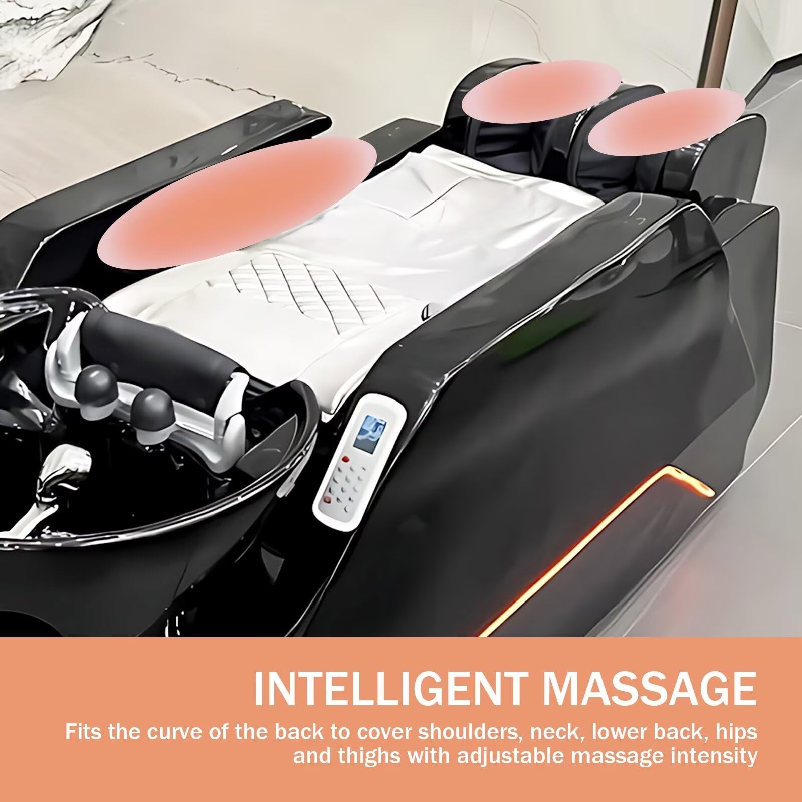 Professionelle Shampoo-Liege mit Massagefunktion, Kopfmassage-Ausstattung mit Stilvoller Ambientebeleuchtung, Intelligenter Ganzkörpermassage, Desinfektionsmöglichkeit für Salon- Und Spa-Anw