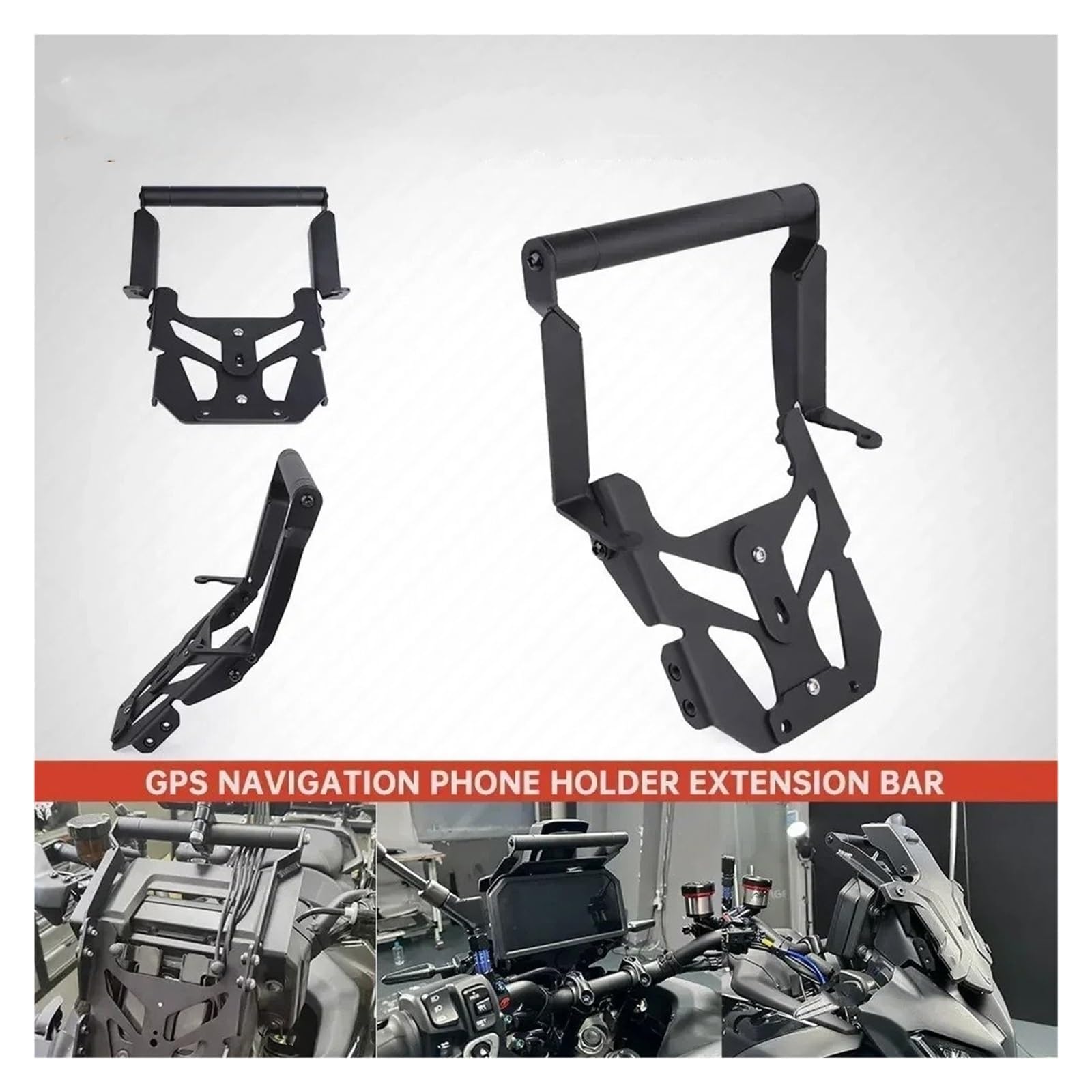 Supporto per Bicicletta Per Tracer 9 GT+ 9GT Plus 2023-2024 Supporto Per Barra Di Estensione Per Cellulare GPS Per Navigazione 9GT+