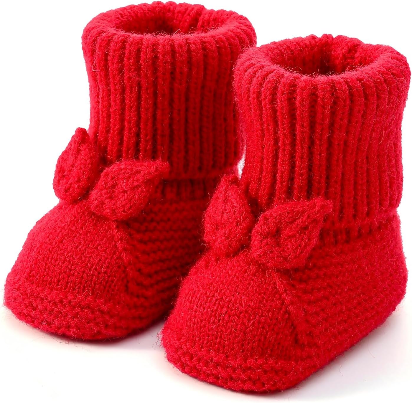 Baby Booties Newborn Shoes Soft First Walking Shoes Warm Cozy Boots for Infant Toddler Boys Girls 0-12 Months