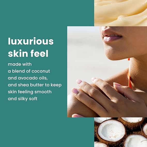 Hawaiian Tropic Everyday Active Clear Spray Sunscreen SPF 30, 6oz & After Sun Body Butter with Coconut Oil, 8oz