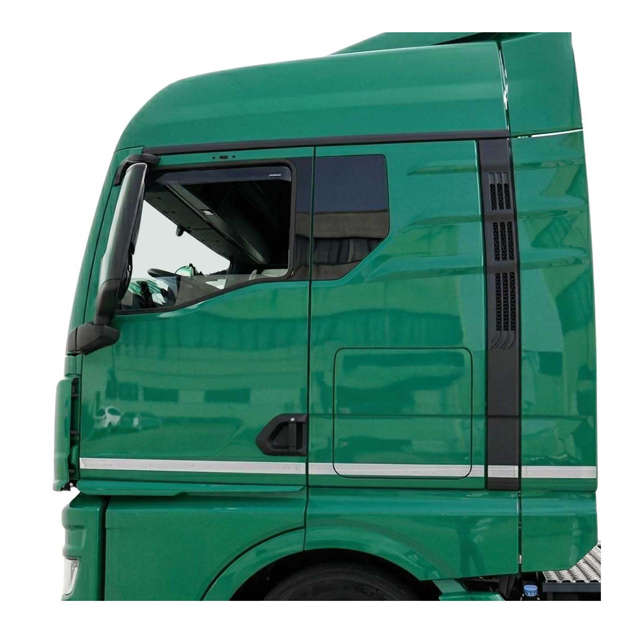 Windabweiser Regenabweiser kompatibel mit Volvo FH12 FH16 1995-2013 Dunkel Acryl 2tlg