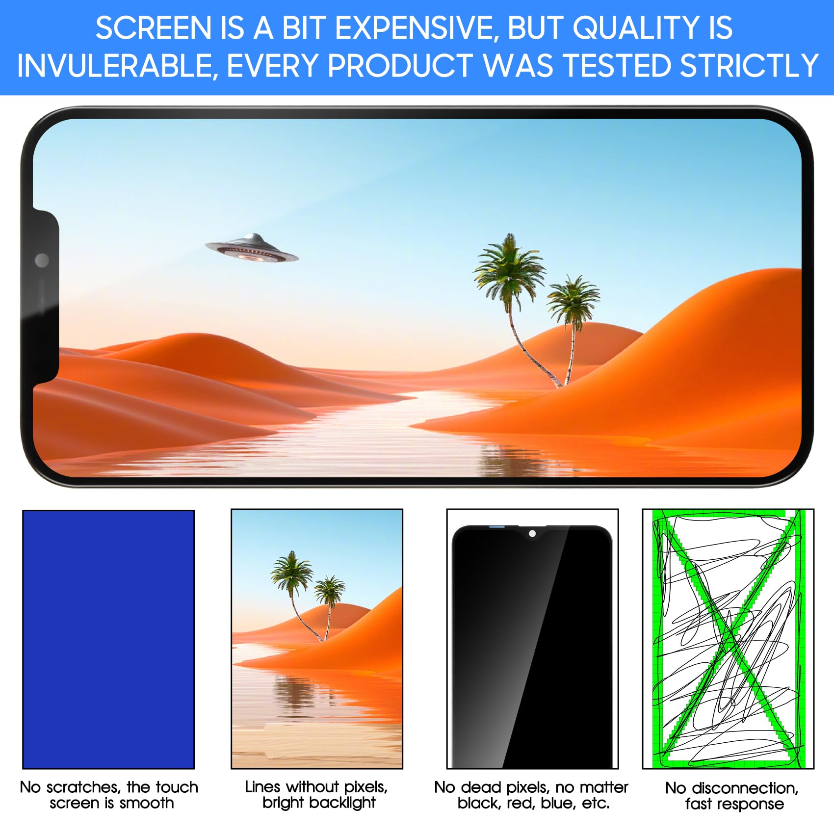 Modulo Completo de Pantalla para Iphone 12 Pro Max, A2342, A2410, A2411, A2412