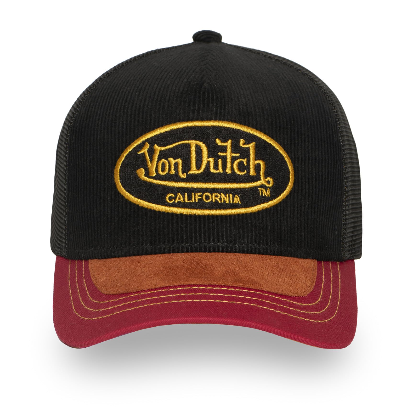 Von Dutch Czapka męska i damska z daszkiem, regulowana czapka typu Snapback Trucker