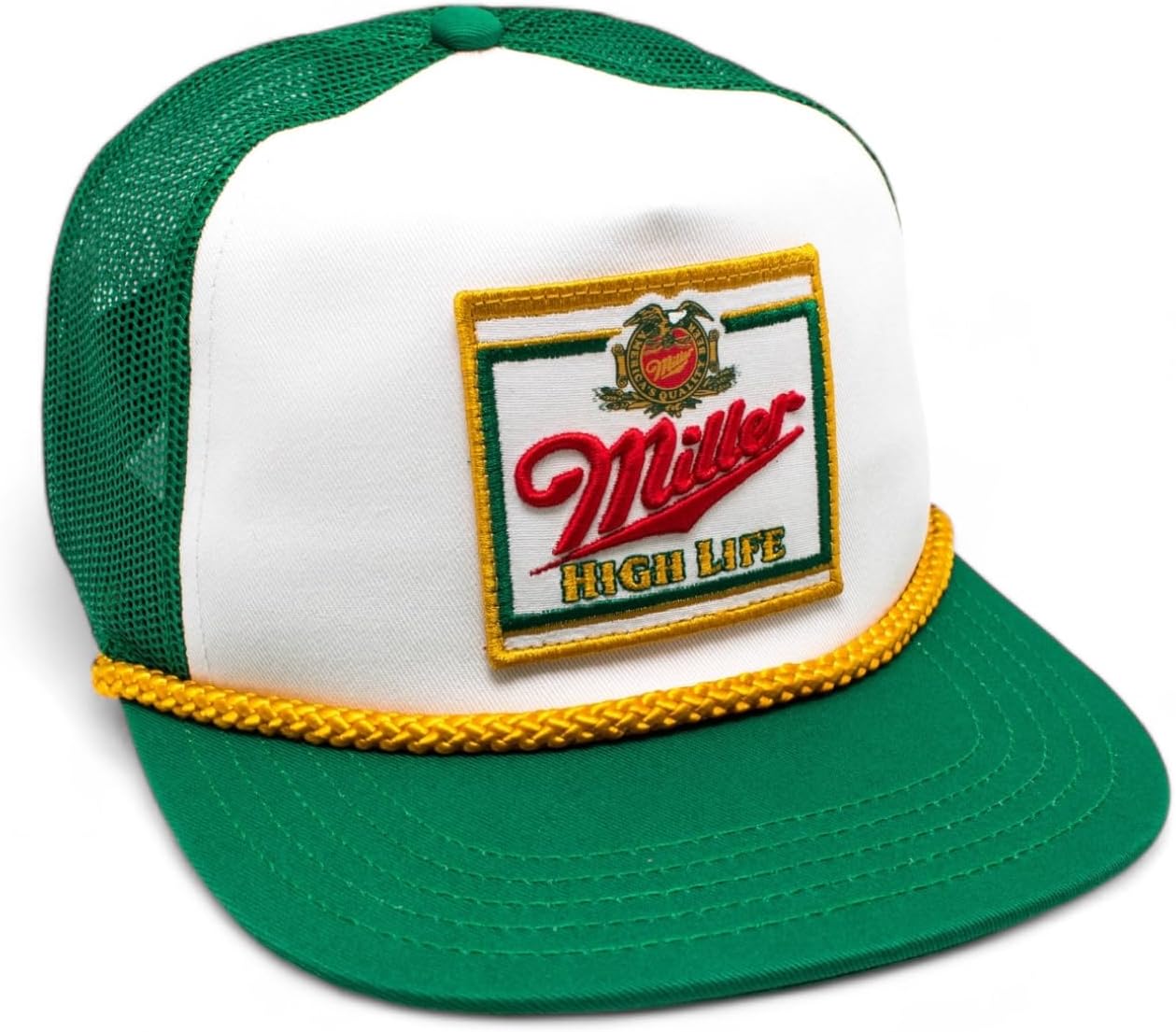 AMERICAN NEEDLE Officially Licensed Miller High Life Beer Adjustable Snapback Baseball Hat, Rope Trucker Cap, Snapback New - Image 3