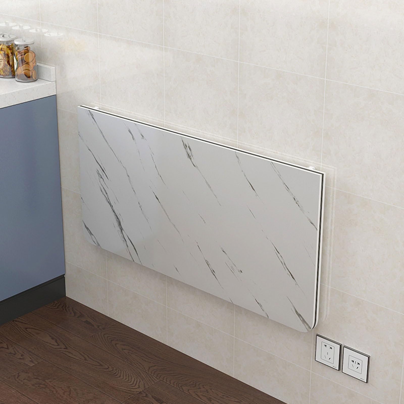 Scrivania Piccola, Tavolo Richiudibile, Tavolo Unghie, Scrivania Computer | Tavolo A Ribalta Da Parete, Tavolo Cucina Salvaspazio, Scrivania Salvaspazio, Non È Necessaria La Foratura(60*40cm)