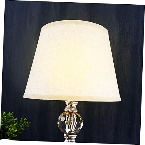 Miniatura 2 de Homoyoyo Pantalla de estilo retro de la lámpara de tela de la lámpara de lino natural decorar la pantalla de material de lino