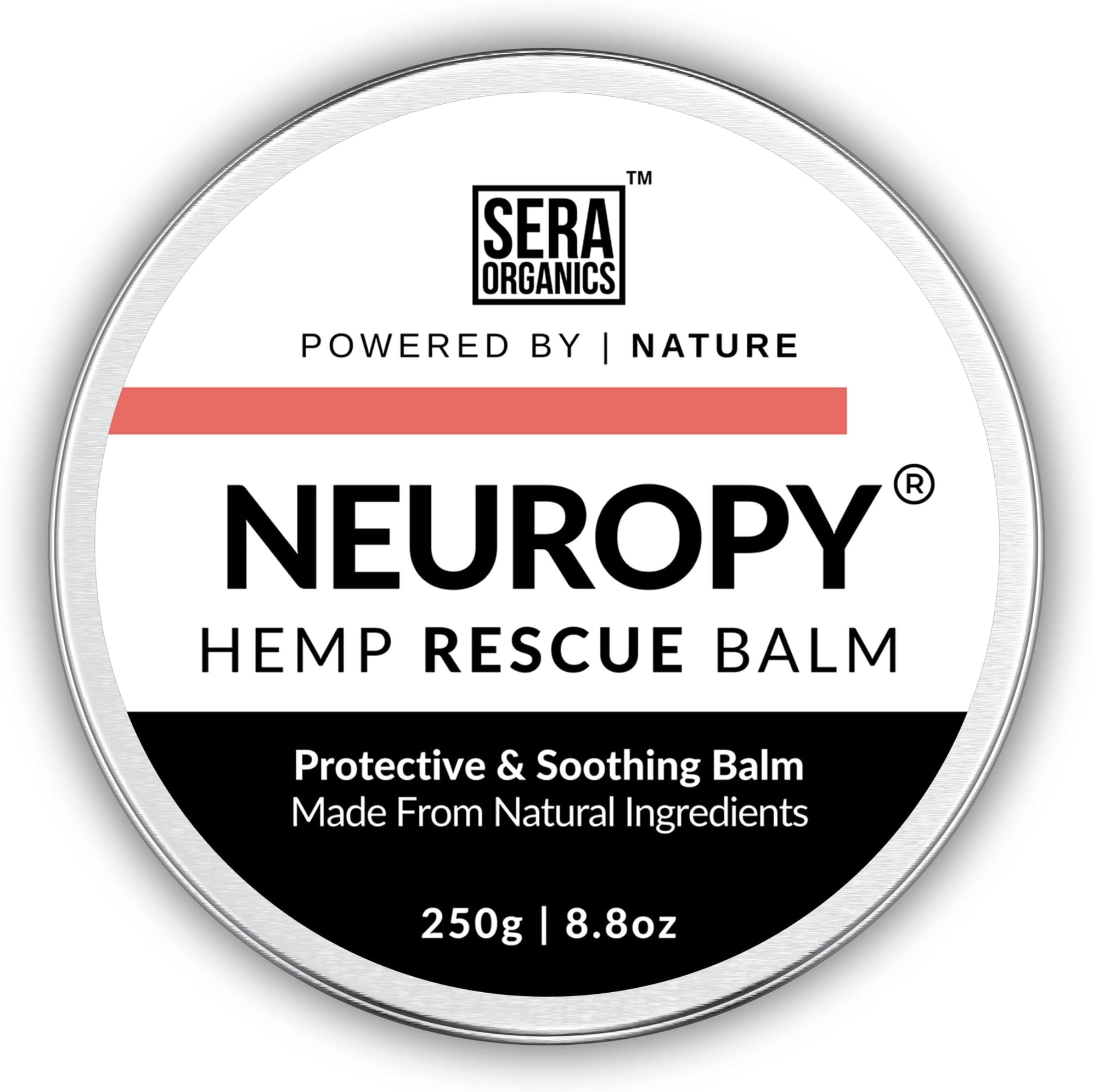 Neuropathy Relief Cream for Feet & Legs | Fast-Absorbing Balm with Hemp, Turmeric, Ginger & St John’s Wort | Soothes Tingling, Discomfort, and Sensitivity | 30g | Sera Organics