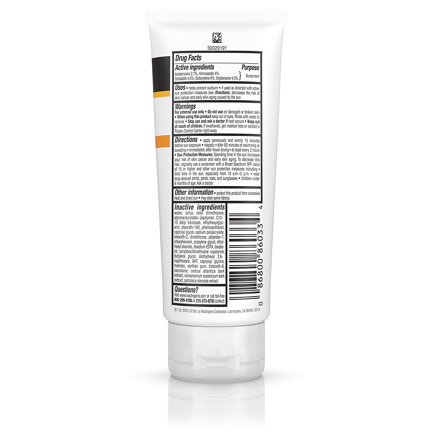 Neutrogena Clear Face Liquid Lotion Sunscreen Broad Spectrum 2 Confezioni di SPF 55