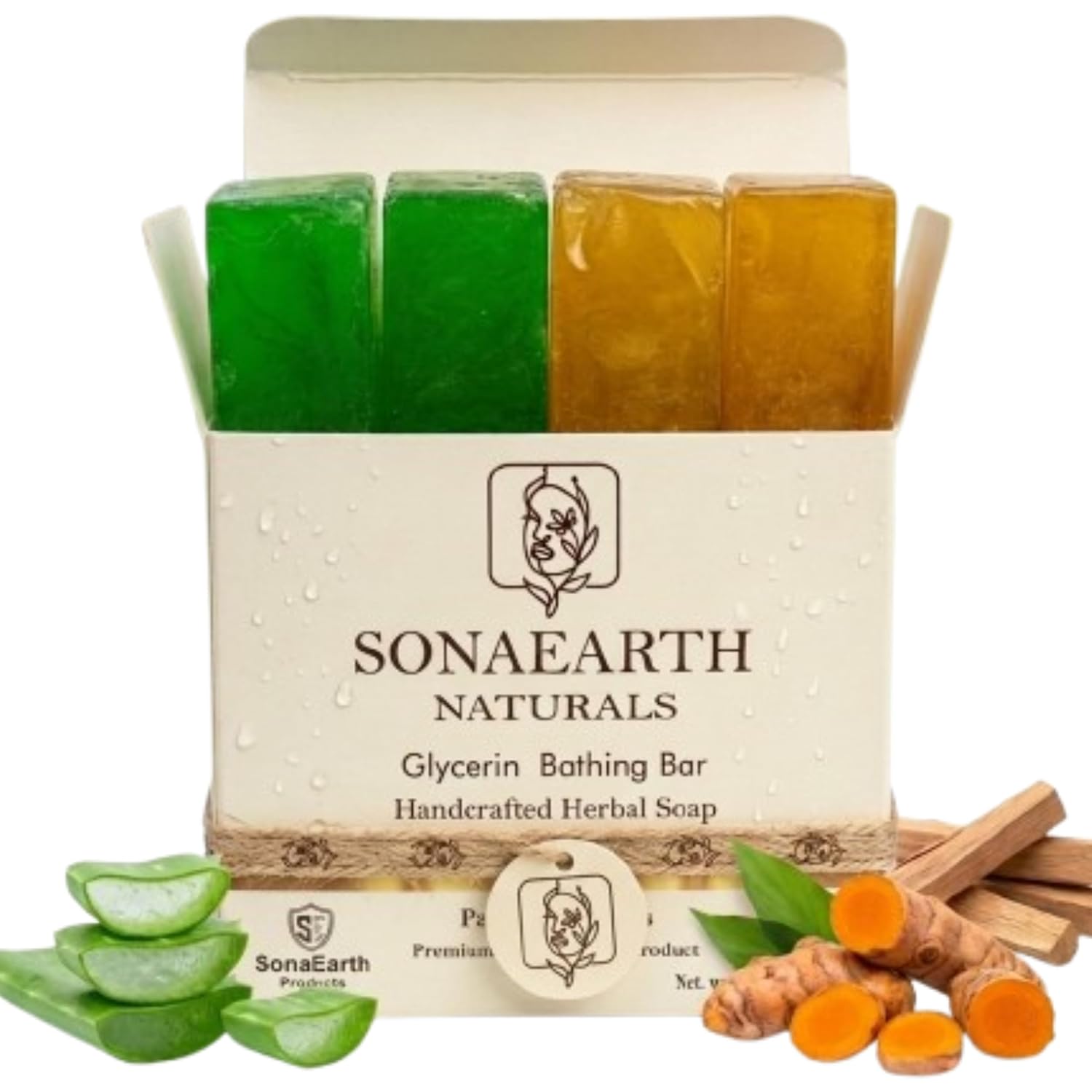 SonaEarth Herbal Bathing Soap Combo | Gentle & Chemical Free Daily Care | Natural Soaps for Soft and Healthy Skin | Pack o... - Review, Price and Buying Guide