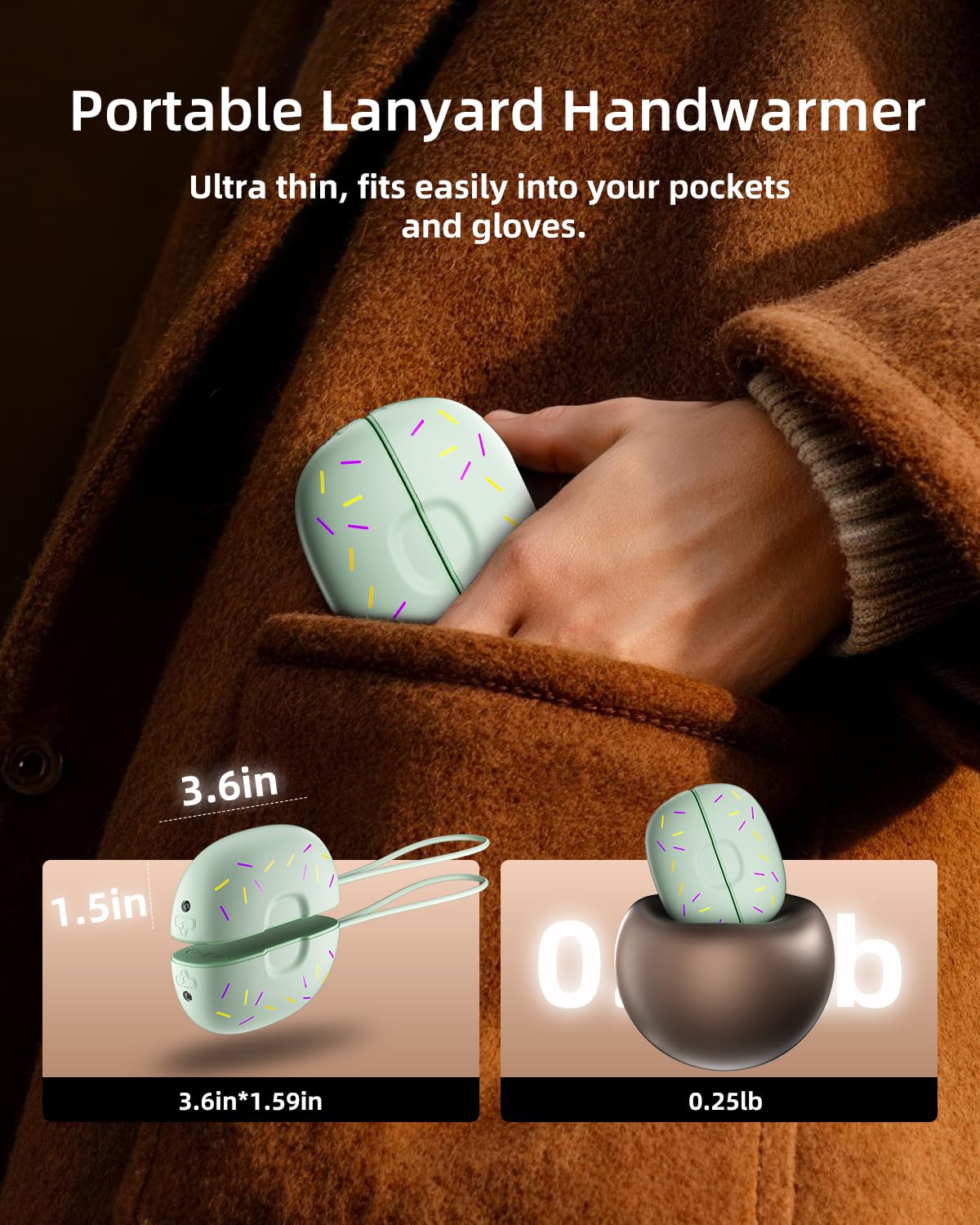 Lot de 2 chauffe-mains magnétiques rechargeables 2025 AI, 10 000 mAh, chauffe-mains électriques avec lampe de poche, certifié UL, cadeaux pour homme et femme, cadeaux pour Noël, anniversaire, chasse