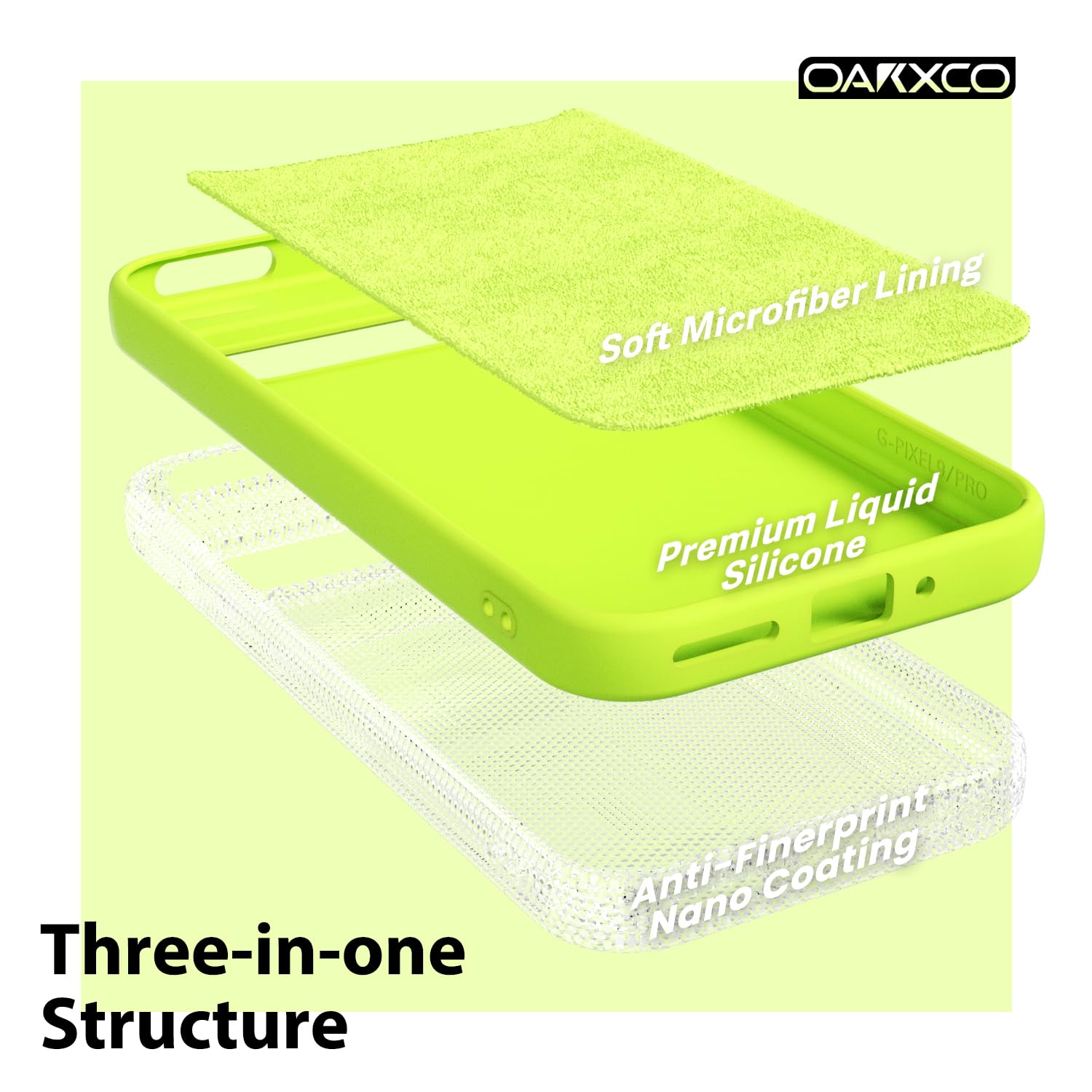 Amazon.com: oakxco for Google Pixel 9 Pro XL Phone Case Liquid