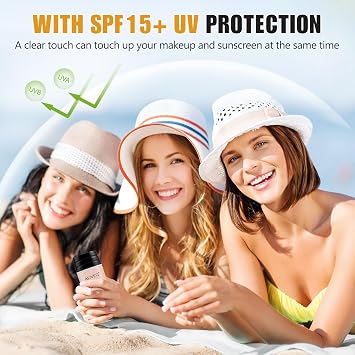 Color Changing Foundation, Face Cover Concealer Cream, Warm Skin Tone Foundation, Moisturizing Liquid Foundation Makeup Base, Waterproof Poreless Foundation SPF15, Pack of 1 (B, 30ML)