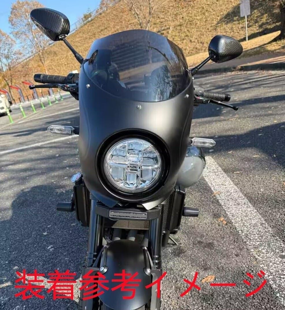 Z900RS-Cafe2018〜2026ビキニカウル-スモークスクリーン Amazon | KKM 適合車種 z900rs cafe 2018-2026 ビキニカウル フロント