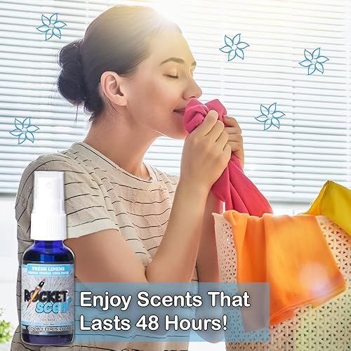 Miniatura 5 de Rocket Scent - Ambientadores de aceite + eliminador de olores y humo + desodorante para el hogar, automóvil, oficina, baño + auto nuevo, mango, lino