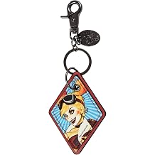 The Coop DC Comics Leather Keychain