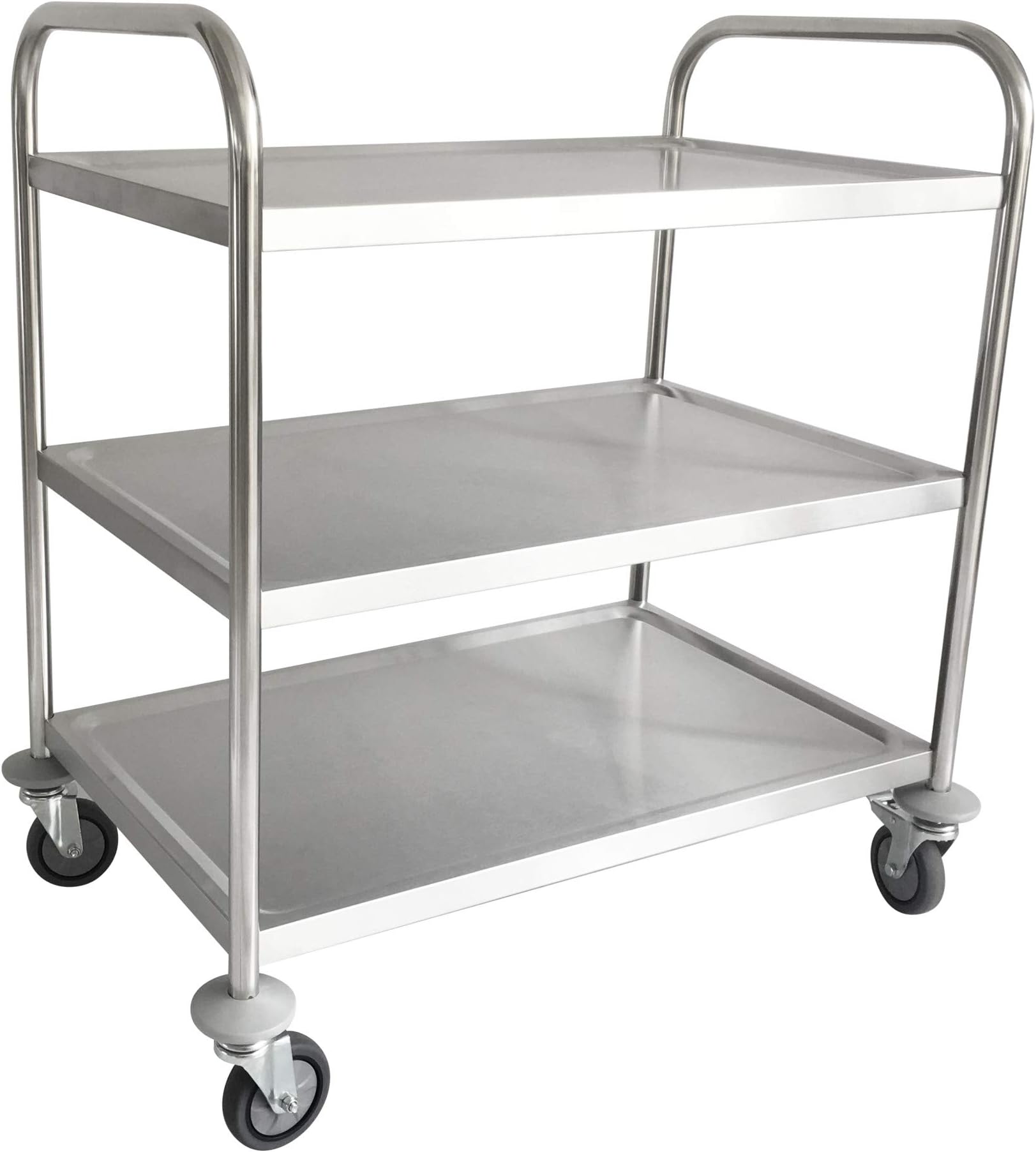 Royal Catering Servierwagen Teewagen Küchenwagen Gastro 3 Borde 4 Räder