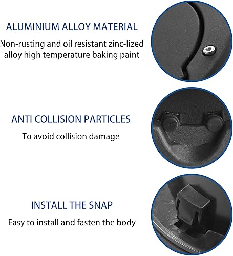 Miniatura 3 de JL - Tapa de tapa de gasolina, tapa de gasolina para puerta de llenado de combustible, tapa de tanque de combustible para Jeep Wrangler JL JLU