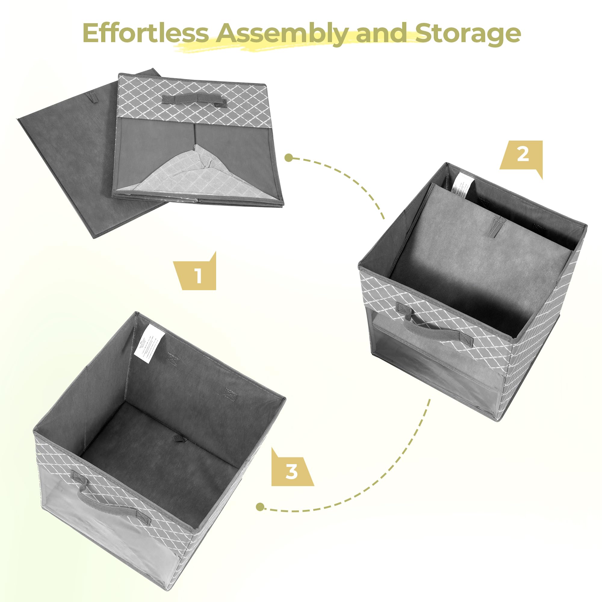 Amazon.co.jp: 13 x 13インチ 大型収納ボックス クリアウィンドウ付き