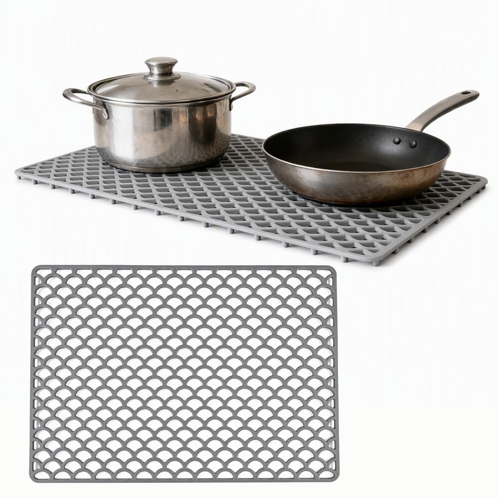 Silicone Sink Protector Mat, Kitchen Sink Mat Protector for Bottom