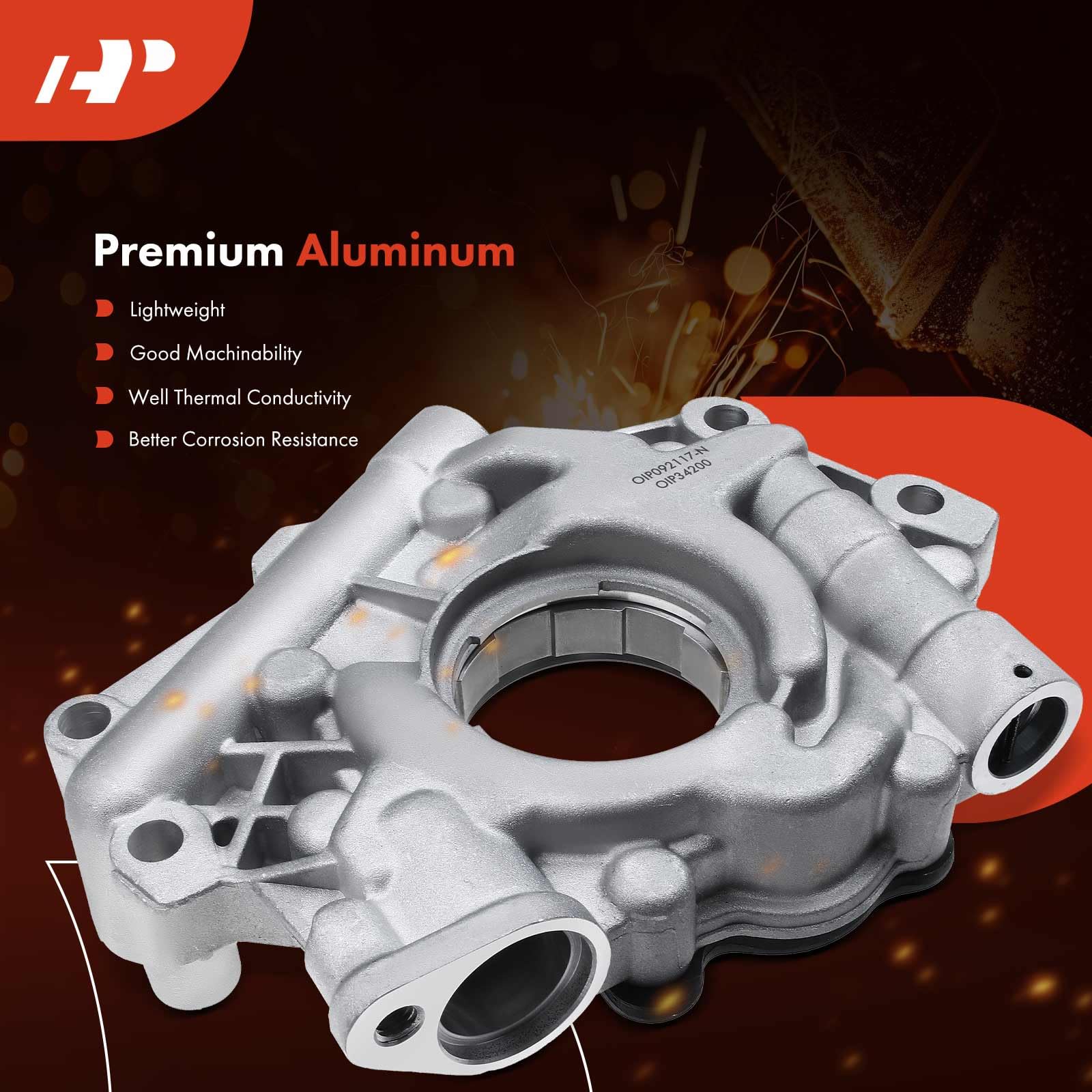 A-Premium Standard Oil Pump For 5.7L HEMI V8 - Fits Jeep Grand Cherokee, Dodge Ram, Charger, Chrysler 300 & More (2003-2008 Models)