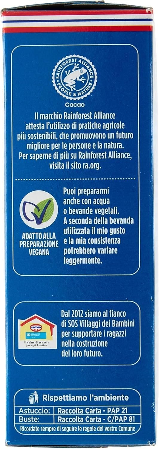 Italian Gourmet Ciobar Classico Chocolat Cameo – Chocolat Chaud Épais & Crémeux, Préparation en Poudre pour Boisson Cacao, Lot de 6 x 125 g (750 g) + Italian Gourmet Polpa