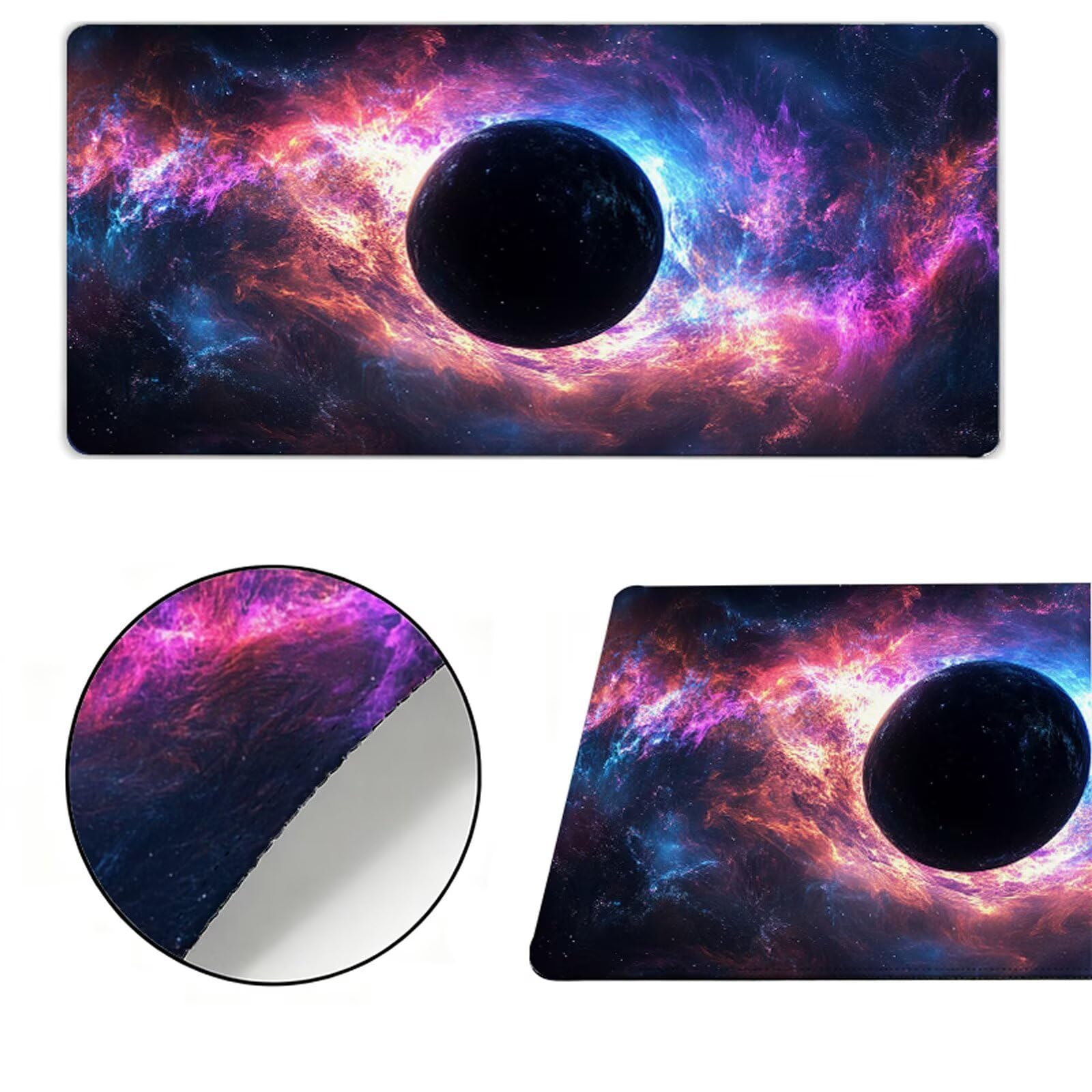 Podkładka pod mysz XXL 1200x600x3mm podkładka pod mysz kolorowa podkładka pod mysz ziemia poprawia precyzję i szybkość, antypoślizgowe wodoodporne, szyte krawędzie, akcesoria do gier, komputer
