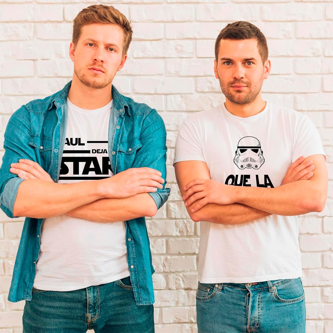 Camiseta despedida soltero personalizada con nombre | Pack 5 unidades | Novio | Equipo del novio | Regalo original y divertido