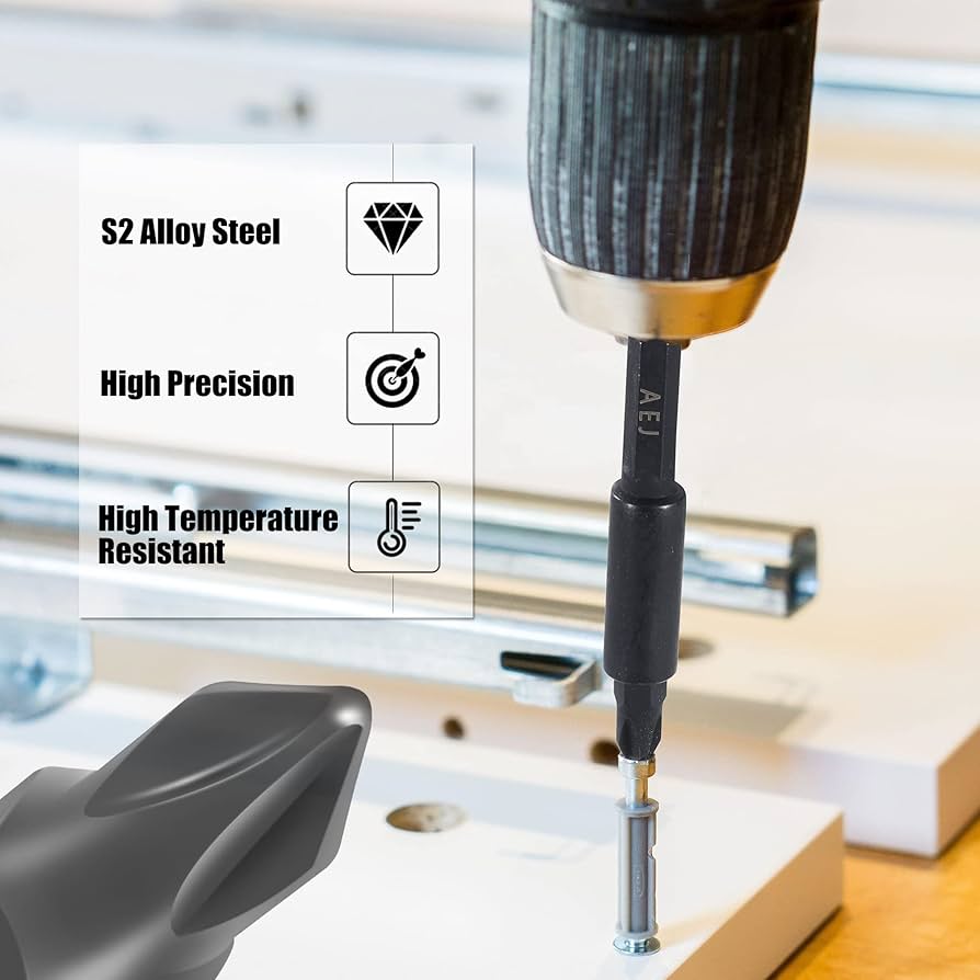 ビッツ様 AEJ 49-Pack Screwdriver Bit Set, Hex Head Drill Bit Set