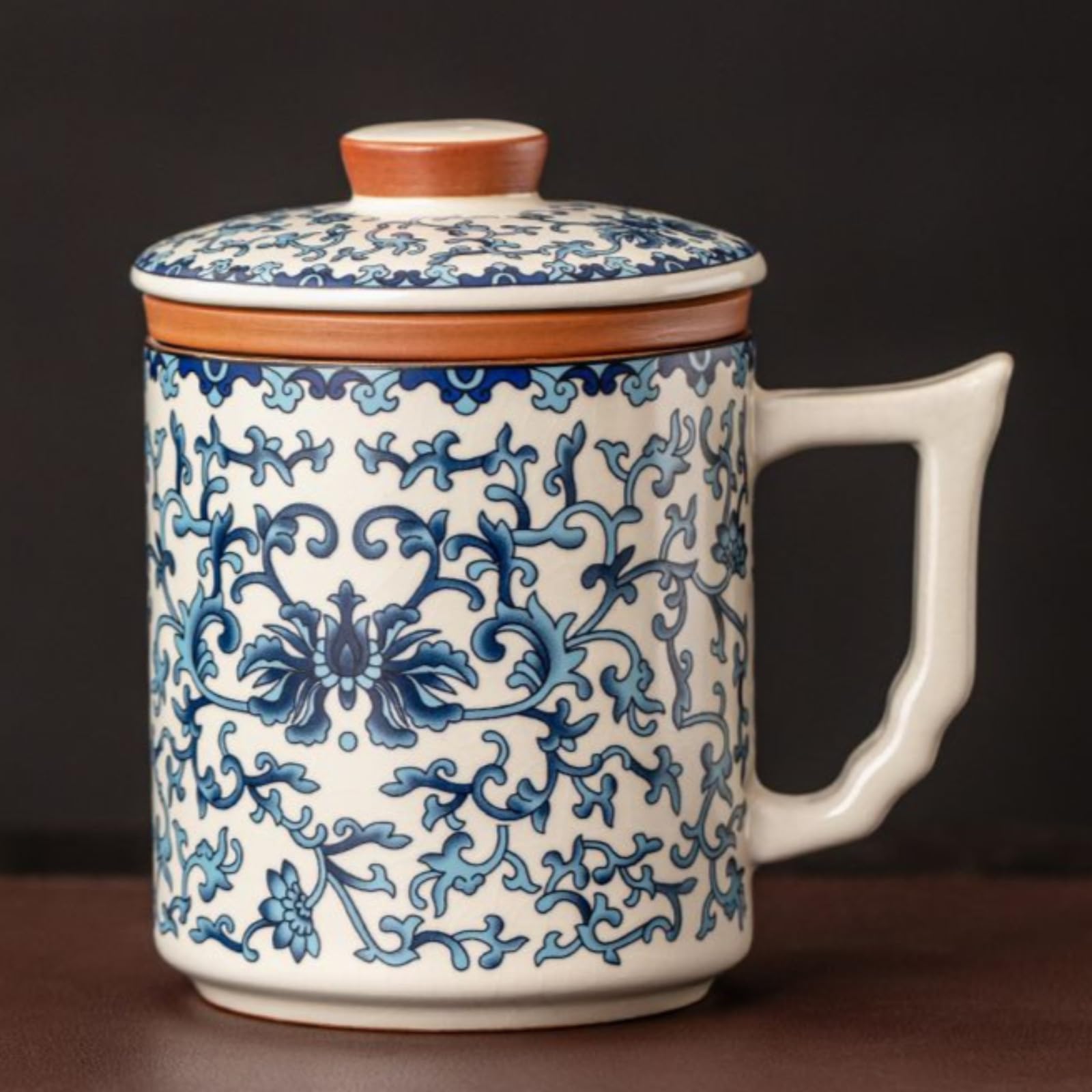 Taza de té de cerámica Ru Kiln para tus mañanas de meditación y calma en casa