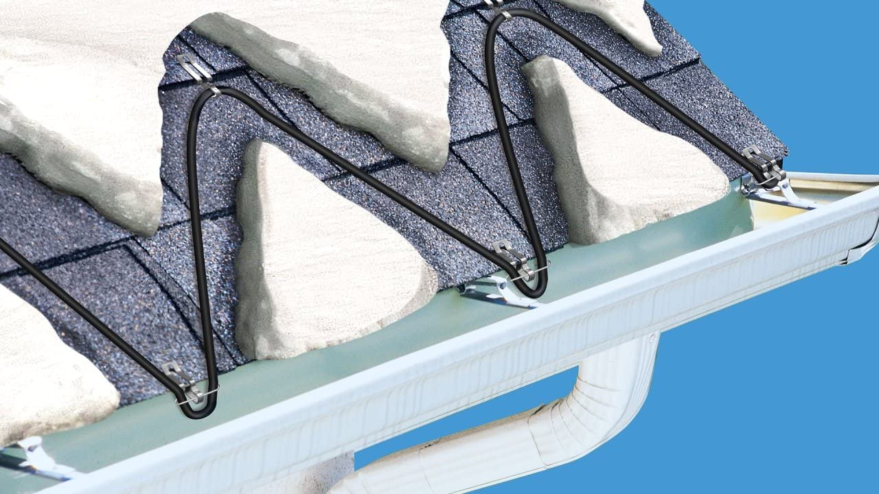 WarmlyYours Roof Snow De-Icing Heat Cable 80 Watts