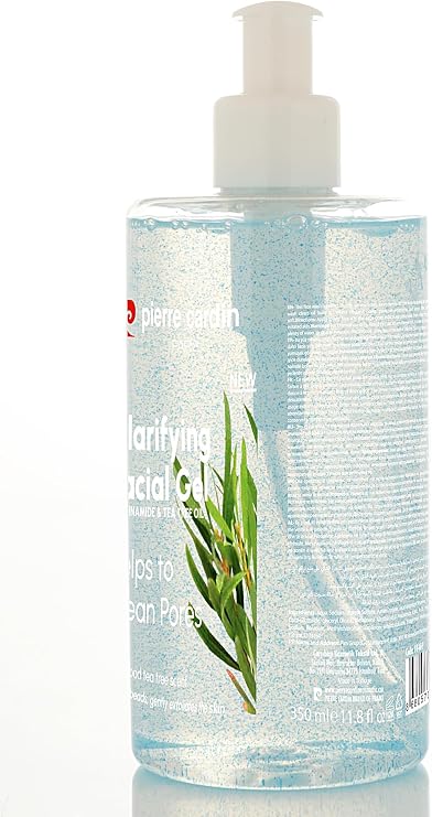 Pierre Cardin Clarifying Facial Cleanser with Niacinamide & Tea Tree Oil-Foam Gel 350 ml