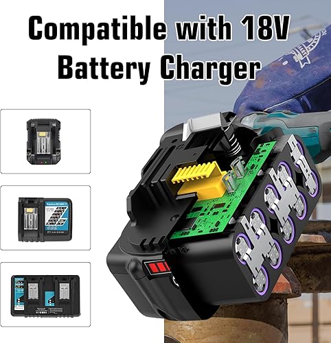 Miniatura 5 de Batería de repuesto LBXR20 de 30 Ah para batería de litio Black and Decker de 20 V Max compatible con LB20 LBX20 LST220 LBXR20B-2 LB2X4020 Batería