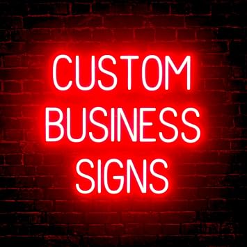SpellBrite Custom Signs for Business | Custom Neon Sign Look, LED Light Source | Changeable 6.3" LED Letters 1 row, 9 characters