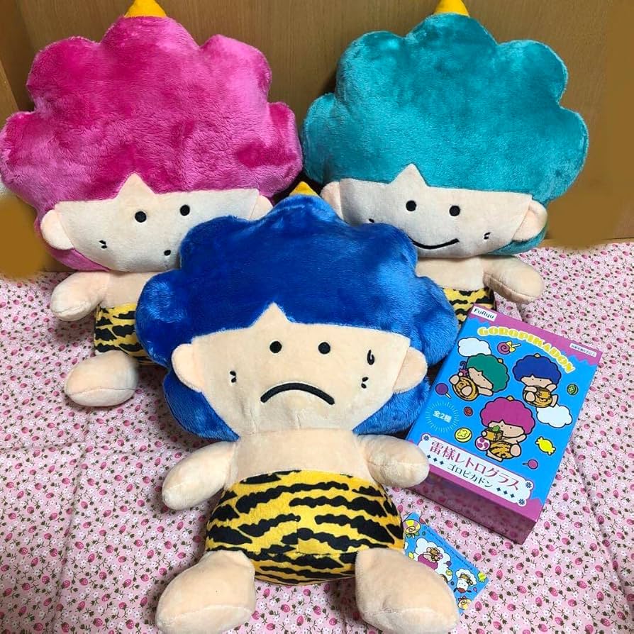 レア 1983年 サンリオ ゴロピカドン ぬいぐるみ タグ付き 全長約