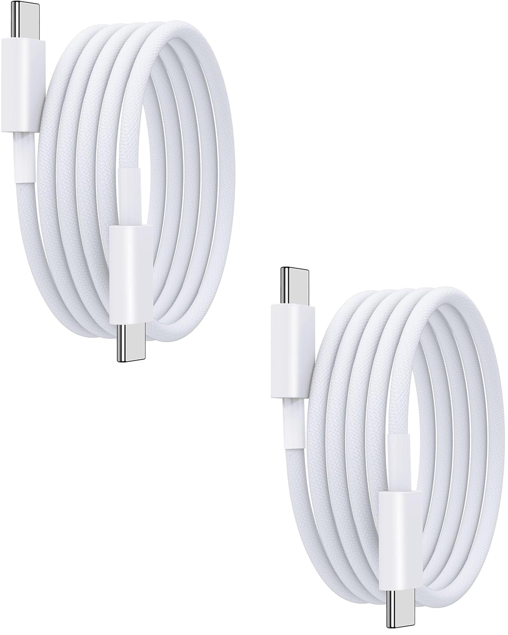 DR VAKU® 1 Meter Nylon Braided Type C to Type C Cable for iPhone 15/15 Plus/15 Pro/15 Pro Max, Samsung Galaxy S24/S23/S22/S21 FE, Macbook, Laptop & Other Android Devices (Pack of 2) (B0D9P16VXT) Amazon Price History, Amazon Price Tracker