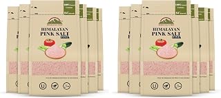 Himalayan Chef Pink Himalayan Salt – Fine Grain, 1 lbs, 1Pack | Pure, Natural & Mineral-Rich | Unrefined Salt for Cooking, Seasoning & Daily Use (Pack of 2)
